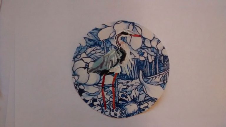 Heron Sticker